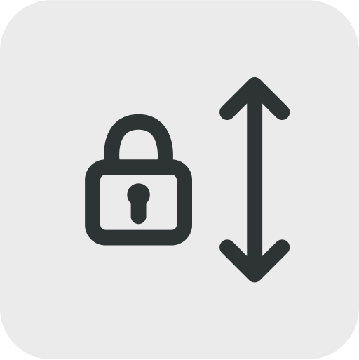 Lock vertical reference button
